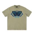 8998 "Bluewing" 100% COTTON Heavyweight Vintage Washed Frayed Tee