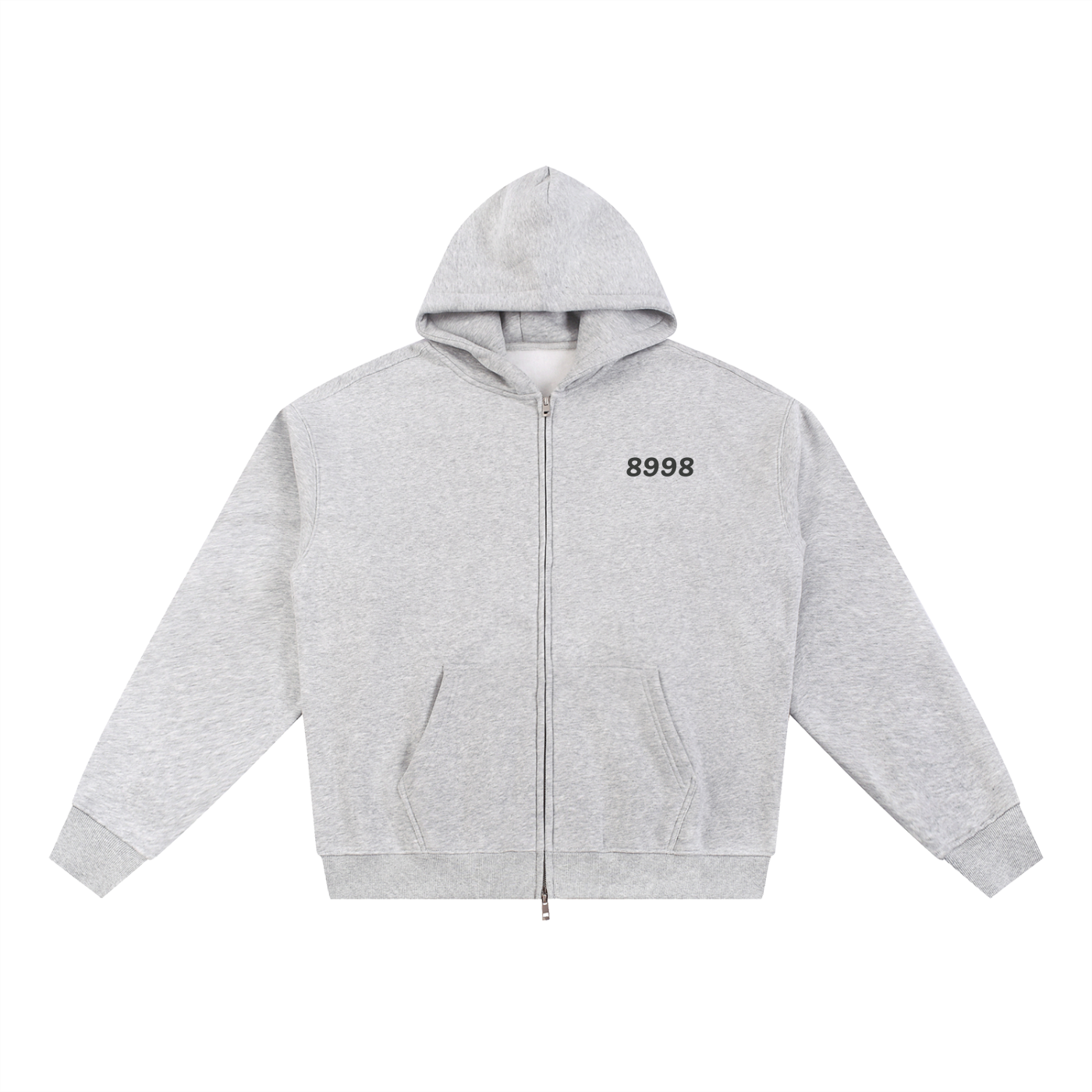 8998 "PLANT NATIVE" Fleece Zip-Through Hoodie