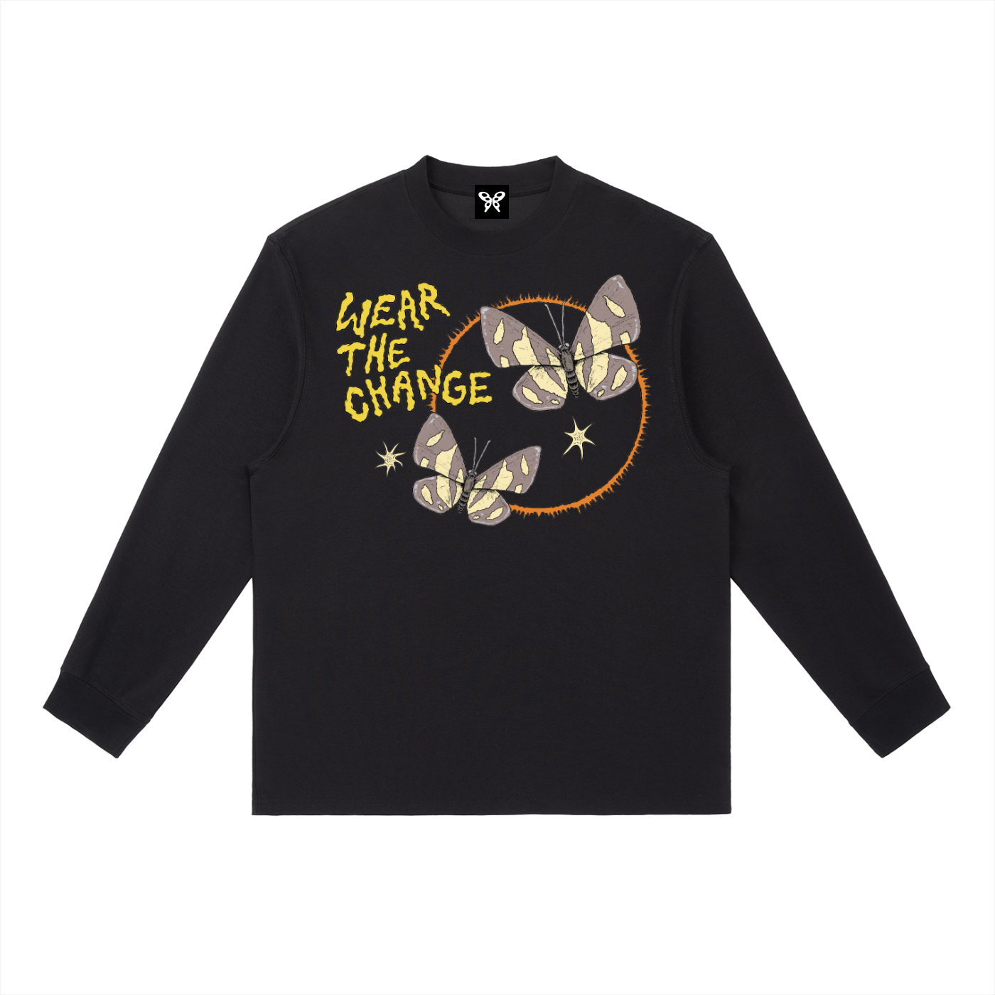 8998 "WEAR THE CHANGE" Crewneck Long-Sleeve Tee