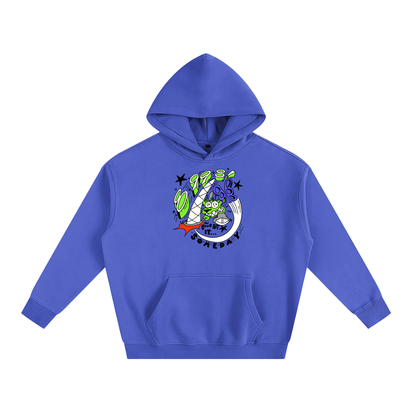 8998 "Butterfly Chase" Oversized Fleeced Hoodie