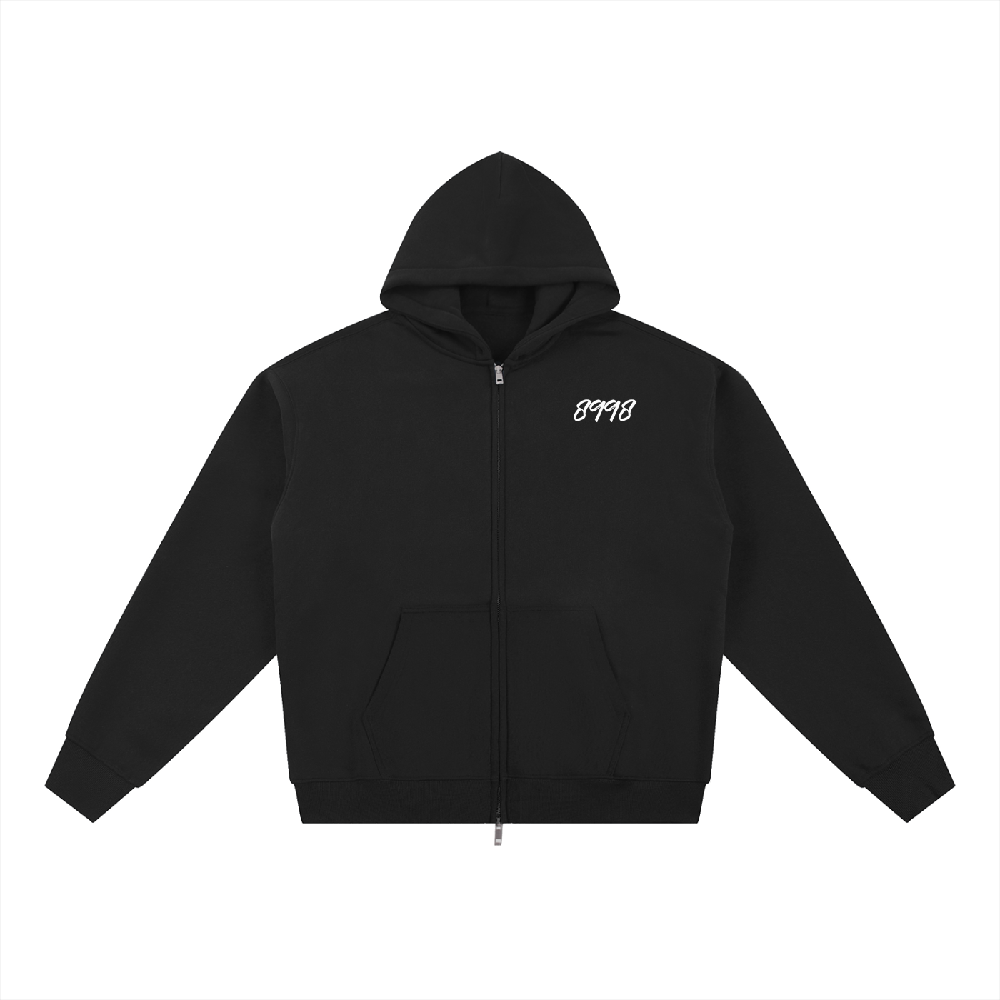 8998 "SAVE EARTH" Fleece Zip-Through Hoodie