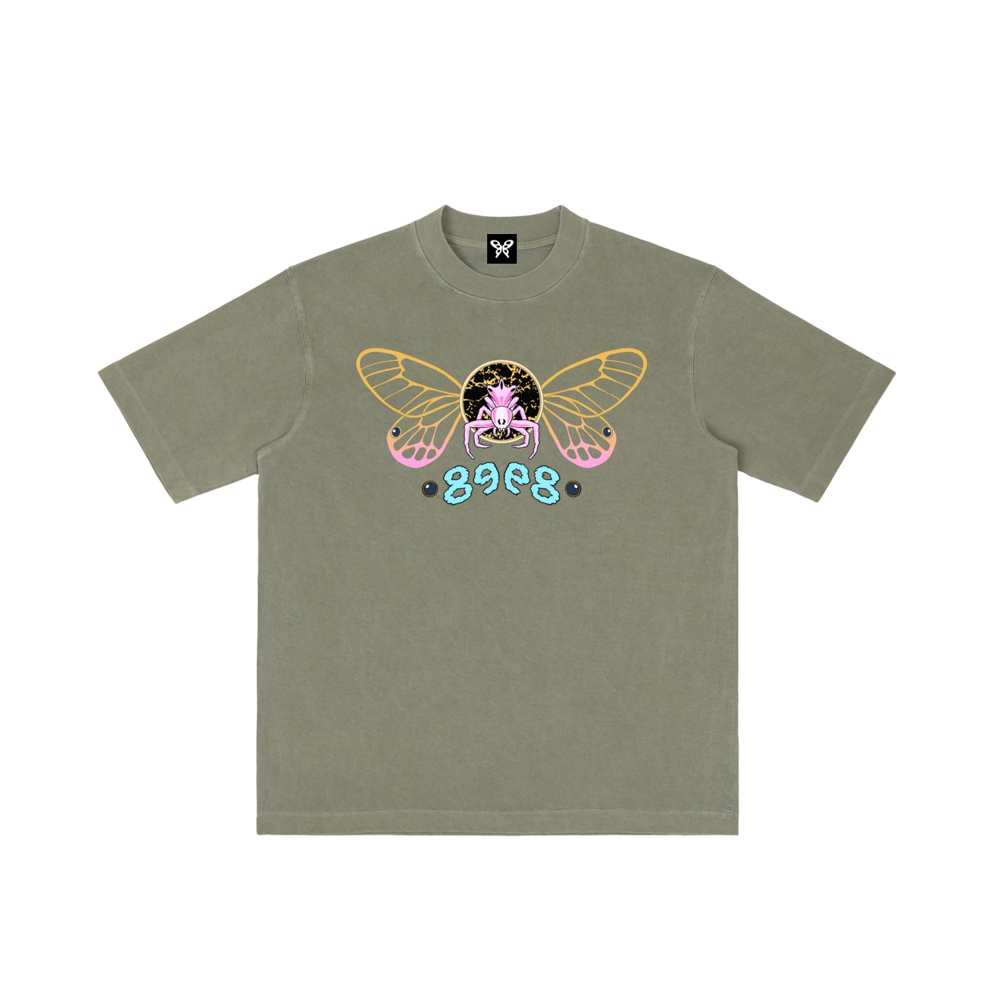 8998 "Clearwing" 100% COTTON Vintage Wash Drop Shoulder Tee