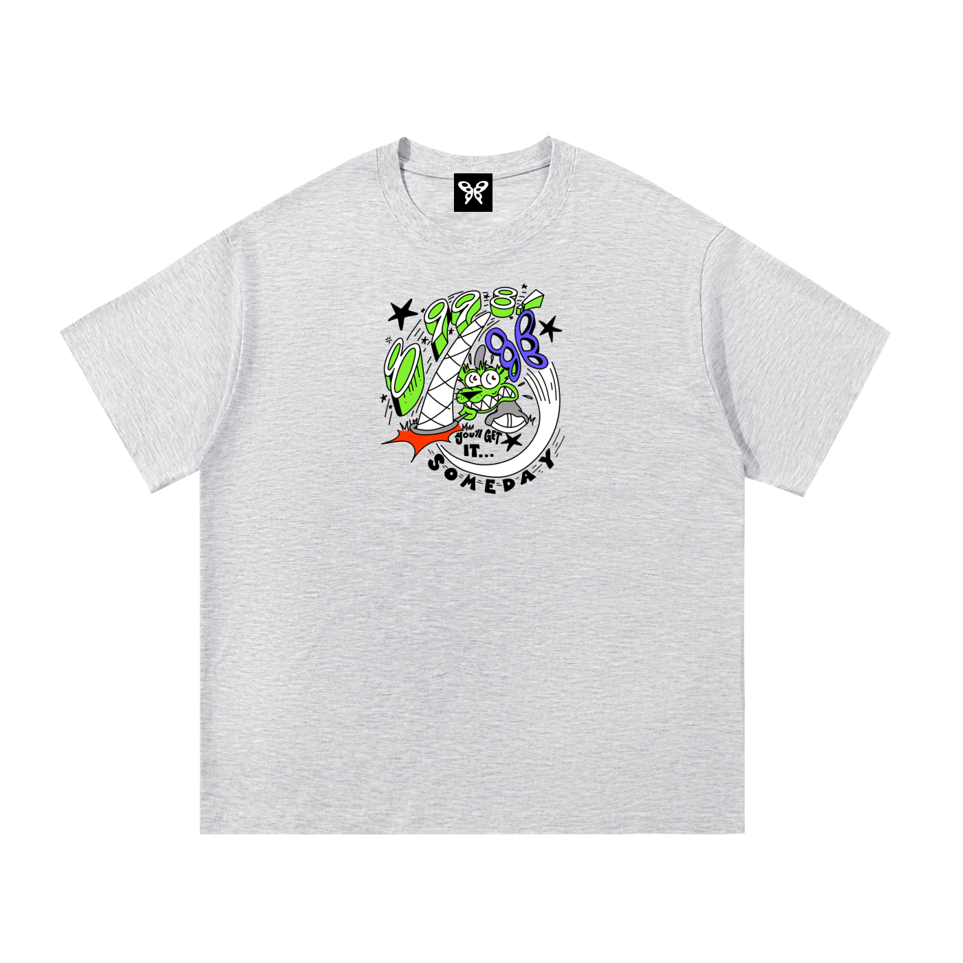 8998 "Butterfly Chase" Cotton Tee